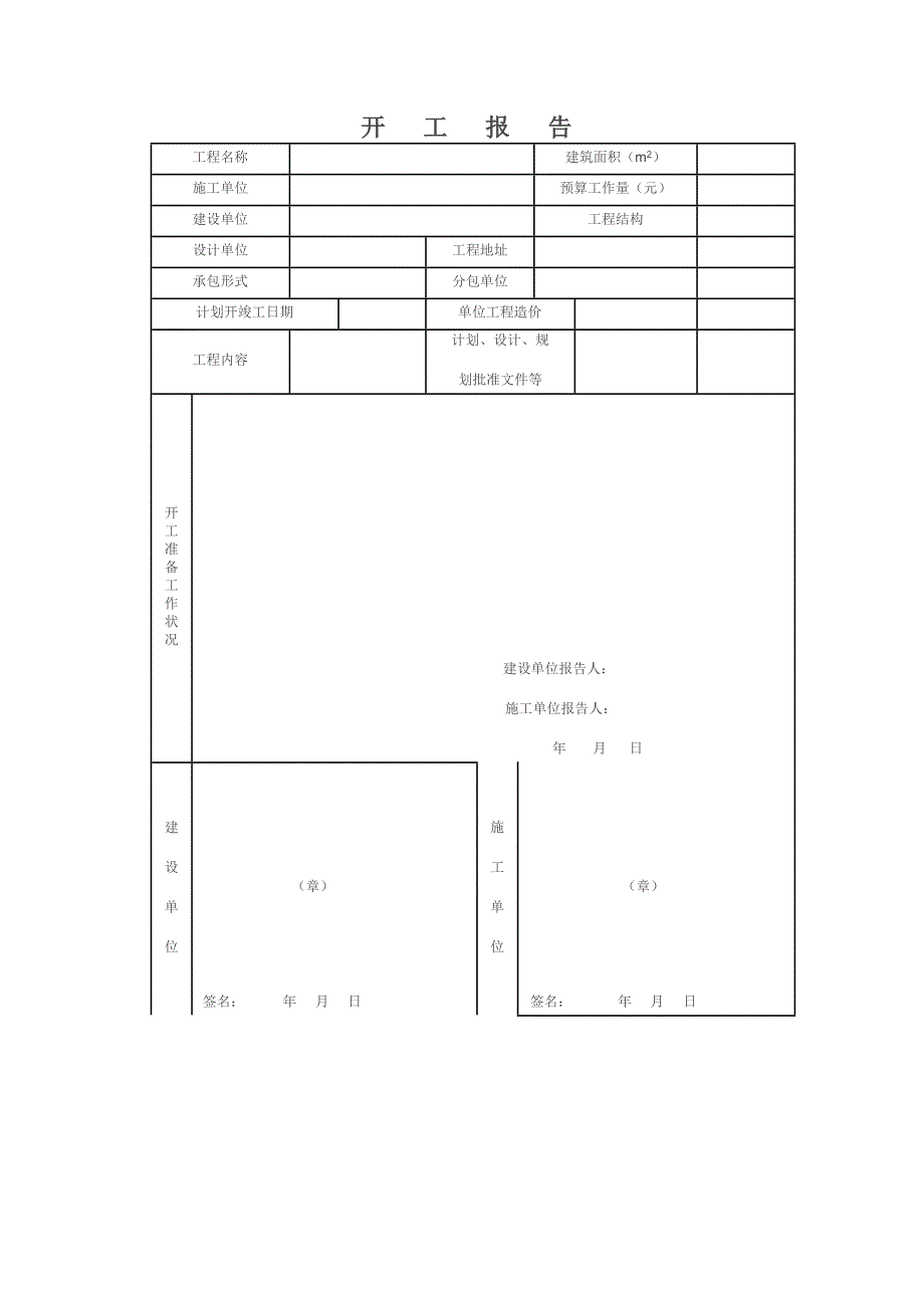 开工报告及开工令格式_第2页