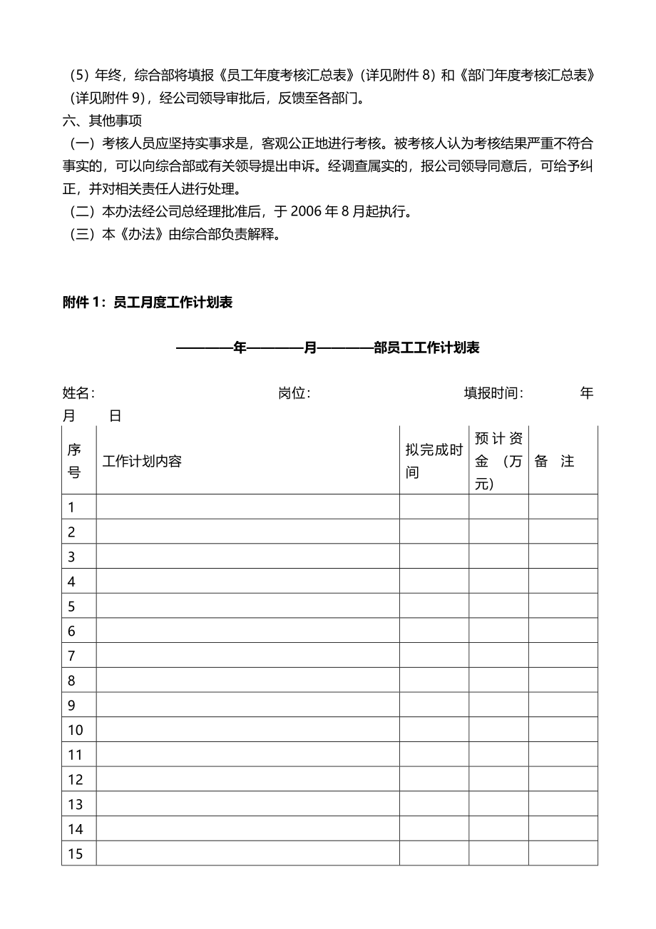 公司绩效考核全套流程(带表格).doc_第4页