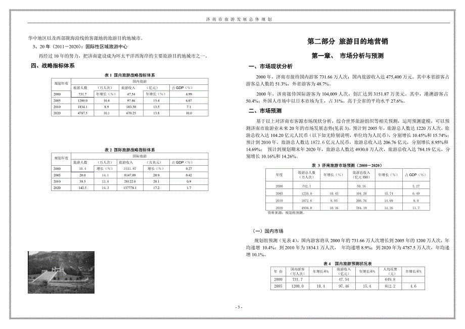 济南市旅游发展总体规划（2001-2020）_第3页