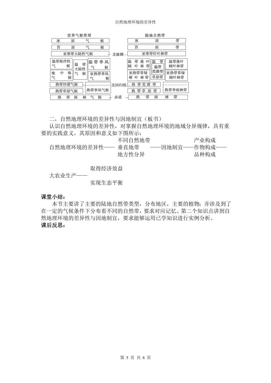 第三章自然地理环境差异性教案.doc_第5页