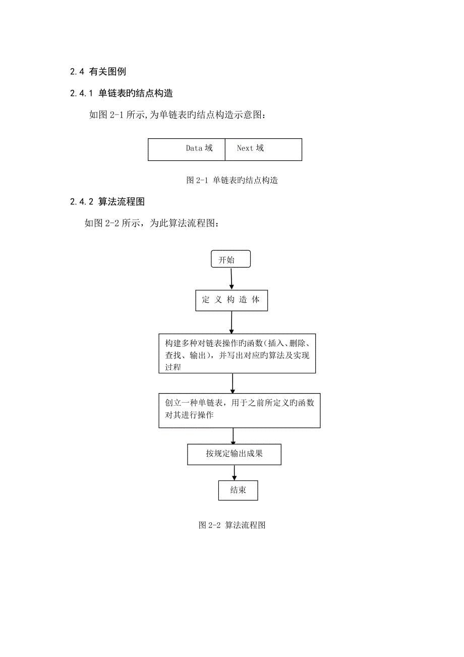 数据结构课程设计单链表_第5页