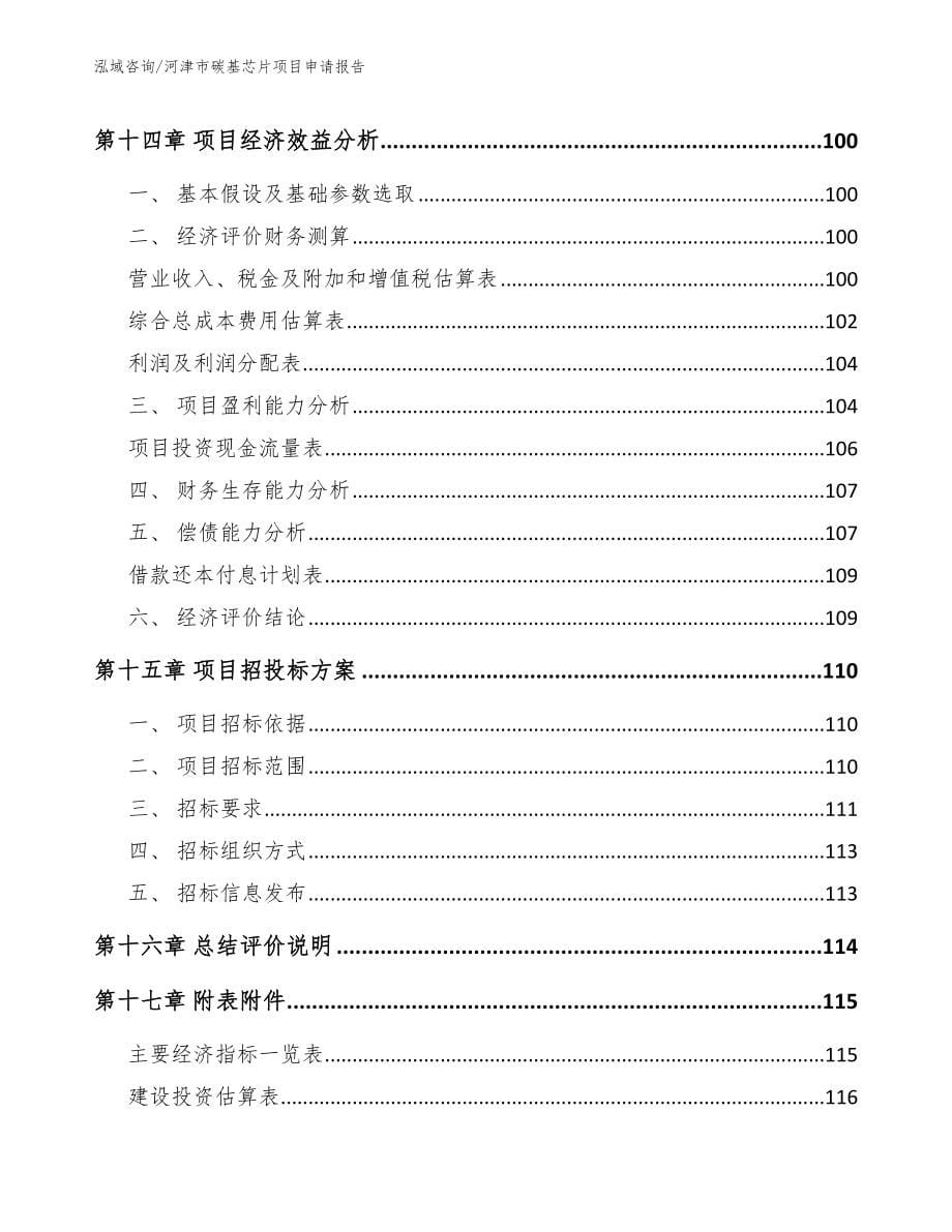 河津市碳基芯片项目申请报告_参考模板_第5页
