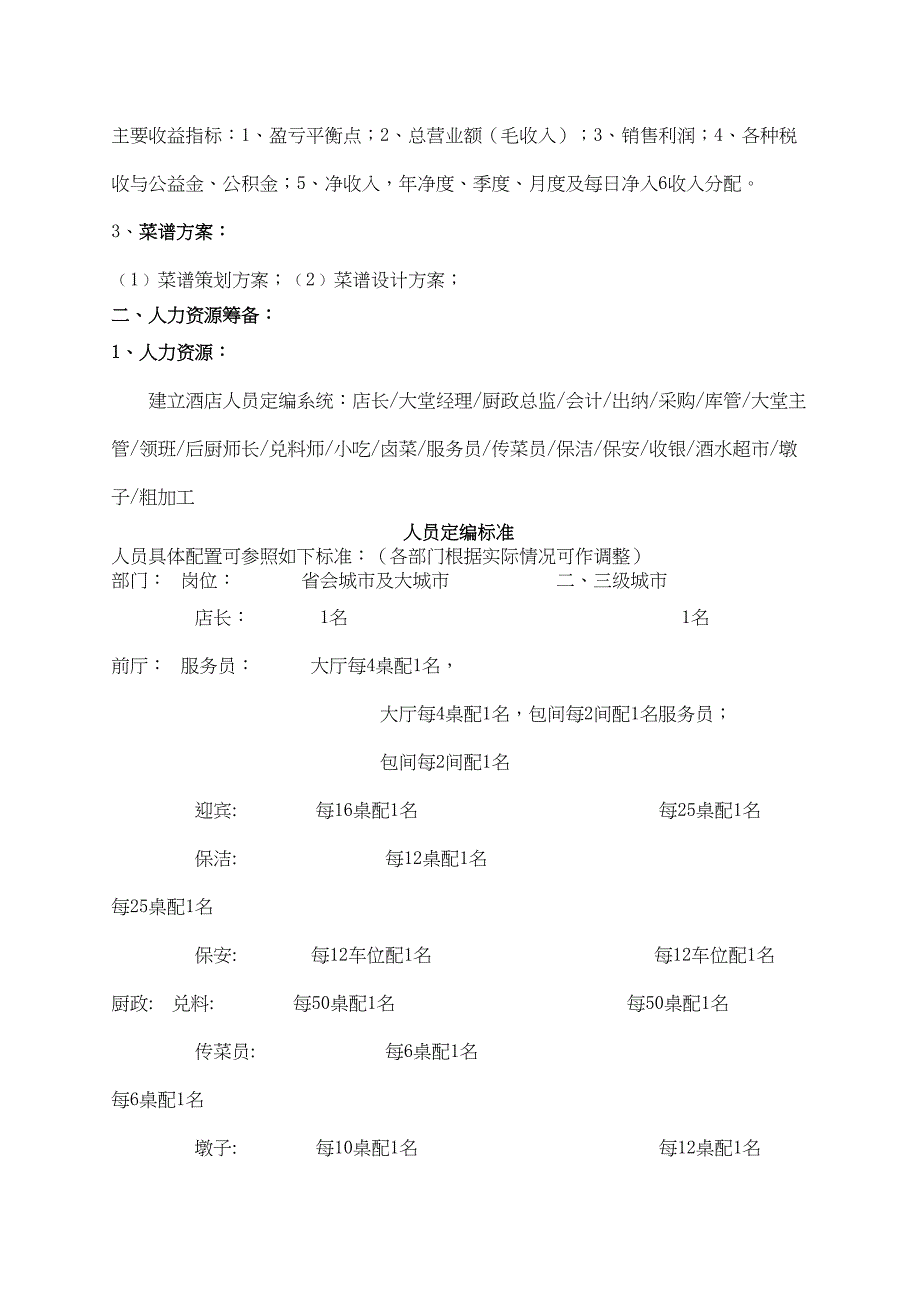 火锅新开业店的筹备计划教学文案(DOC 18页)_第2页