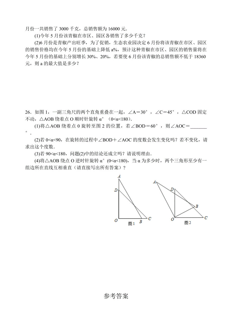 七年级数学期末复习试卷（1）.doc_第4页