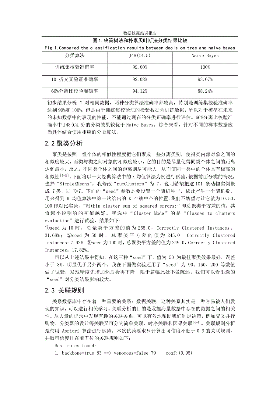 数据挖掘--课程报告(关联规则、聚类等)_第2页