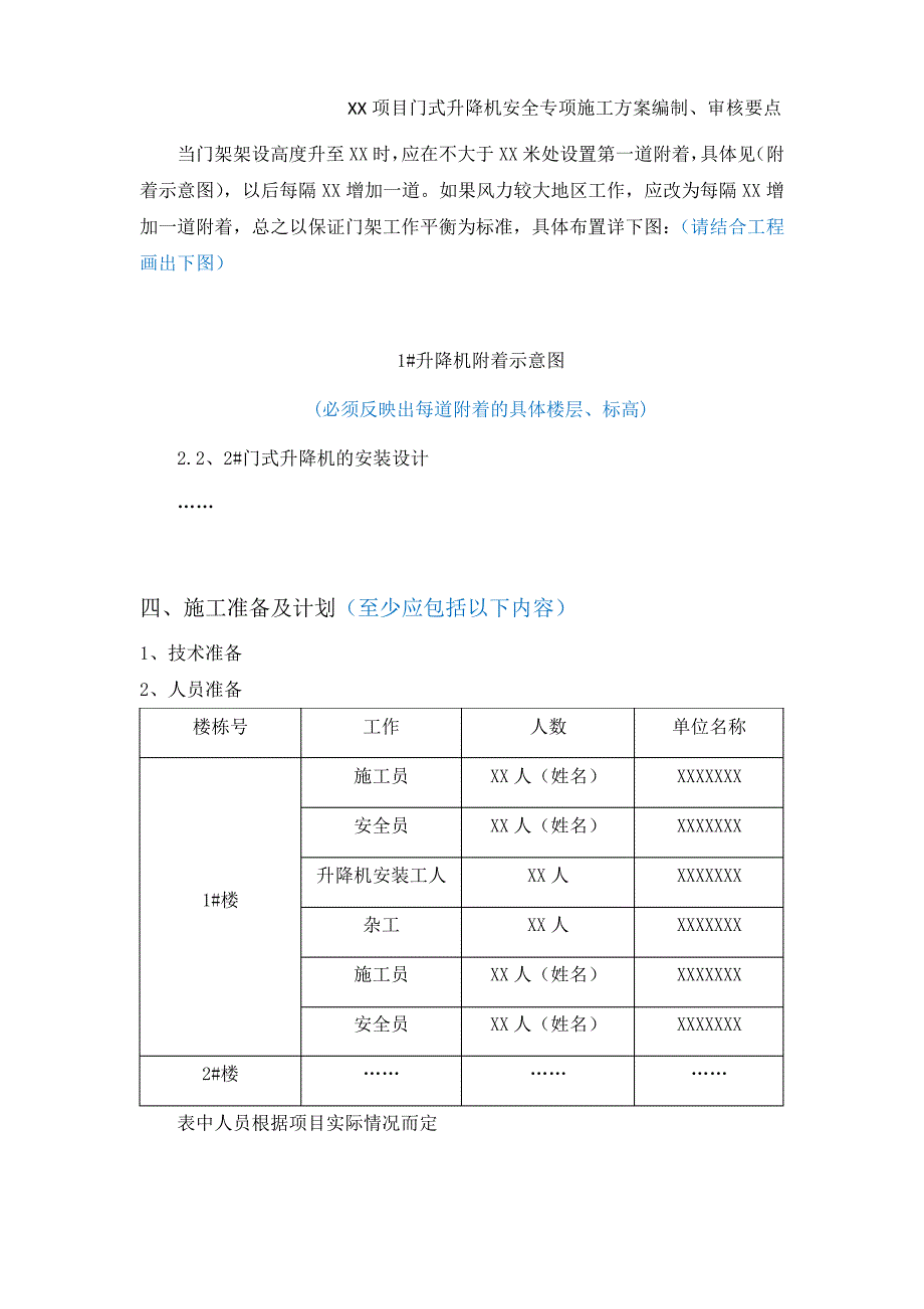 门式升降机安全专项施工方案编制、审核要点_第3页