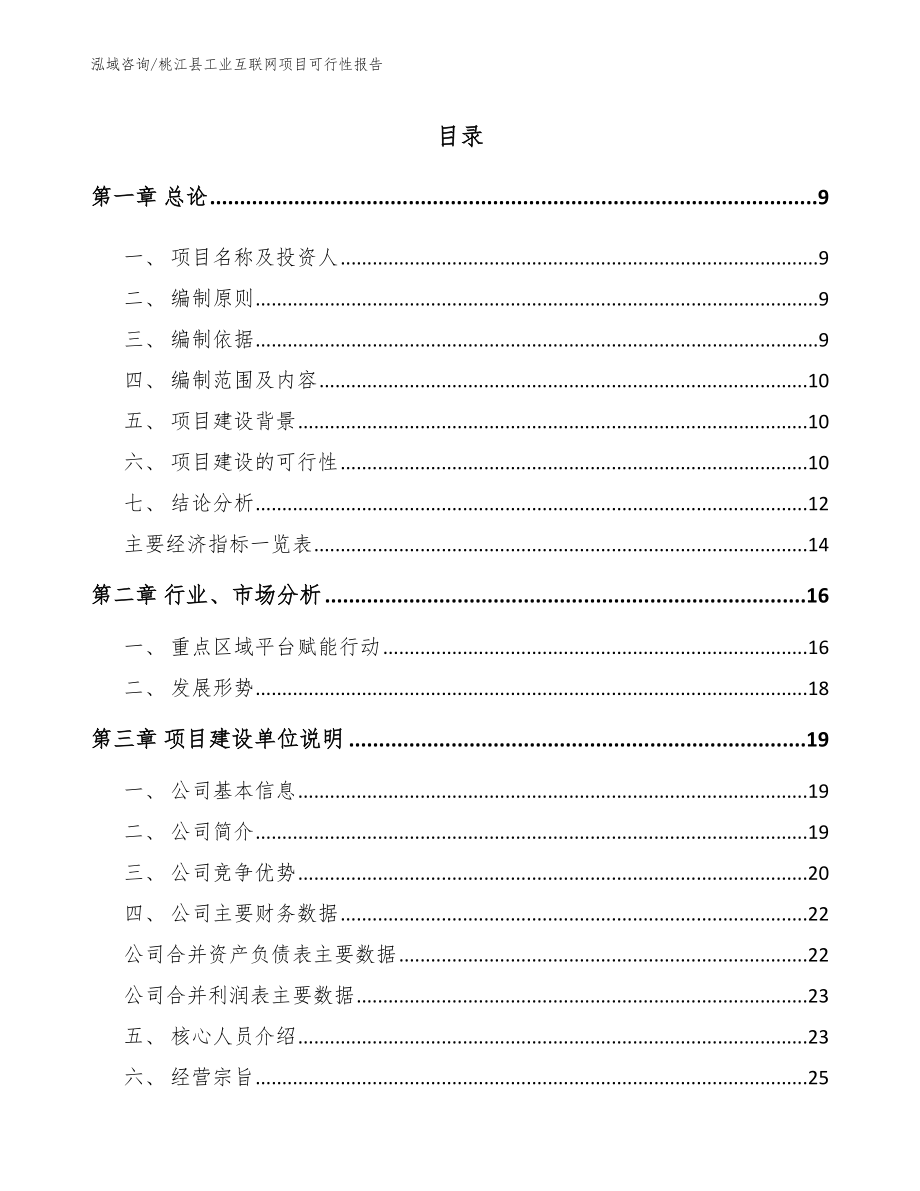 桃江县工业互联网项目可行性报告_第2页