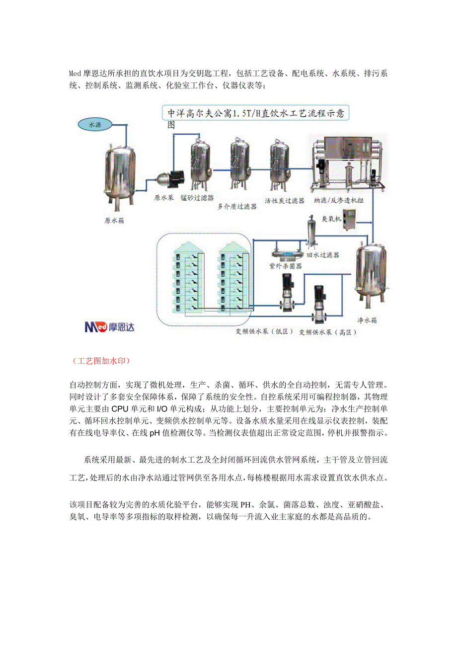 酒店直饮水,住宅管道直饮水解决方案(工艺设计、应用案例).doc_第3页