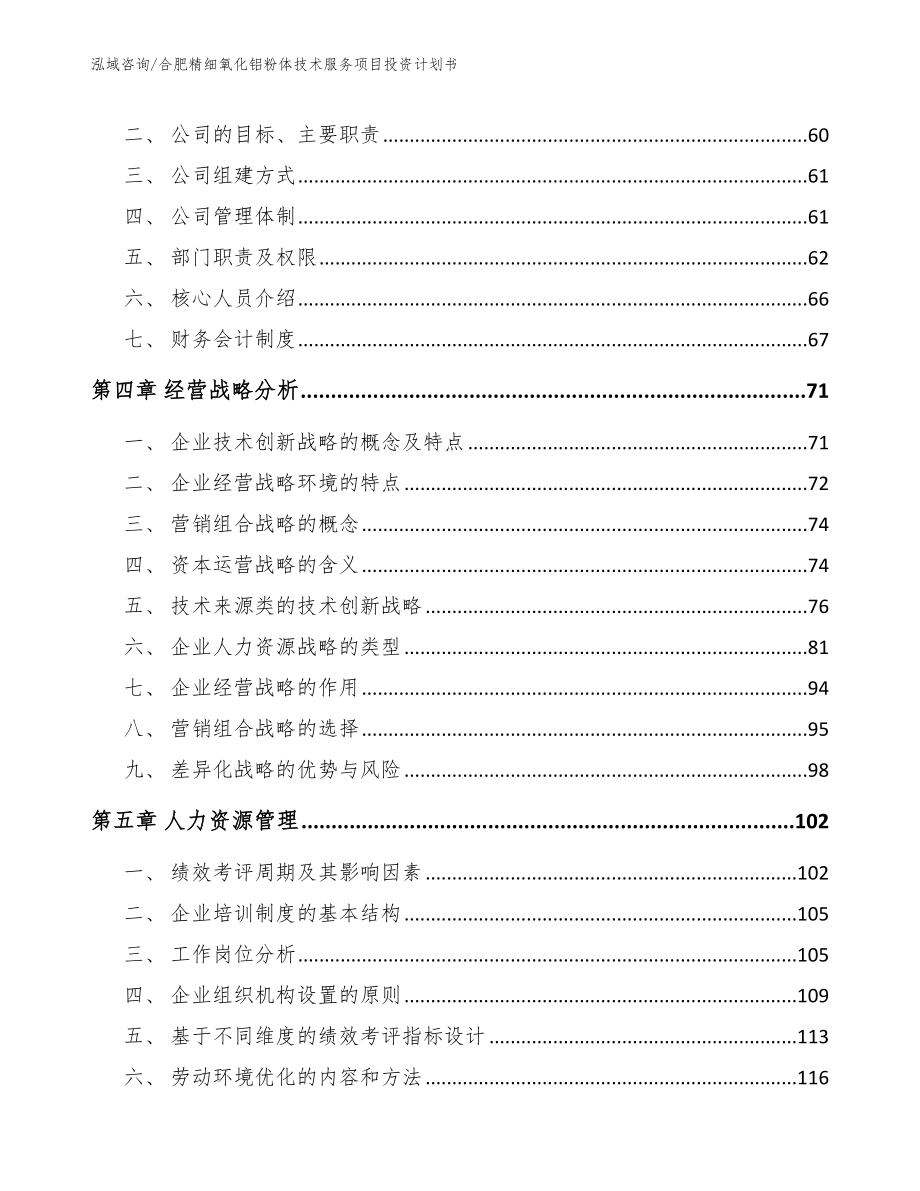 合肥精细氧化铝粉体技术服务项目投资计划书_参考模板_第3页