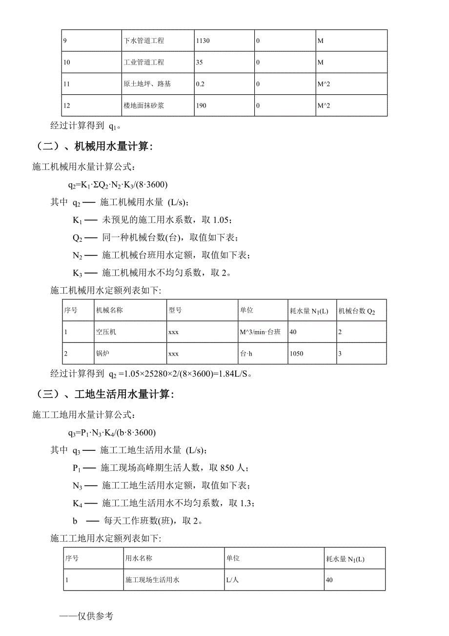 最新（精选施工方案大全）临水临电施工方案_第5页