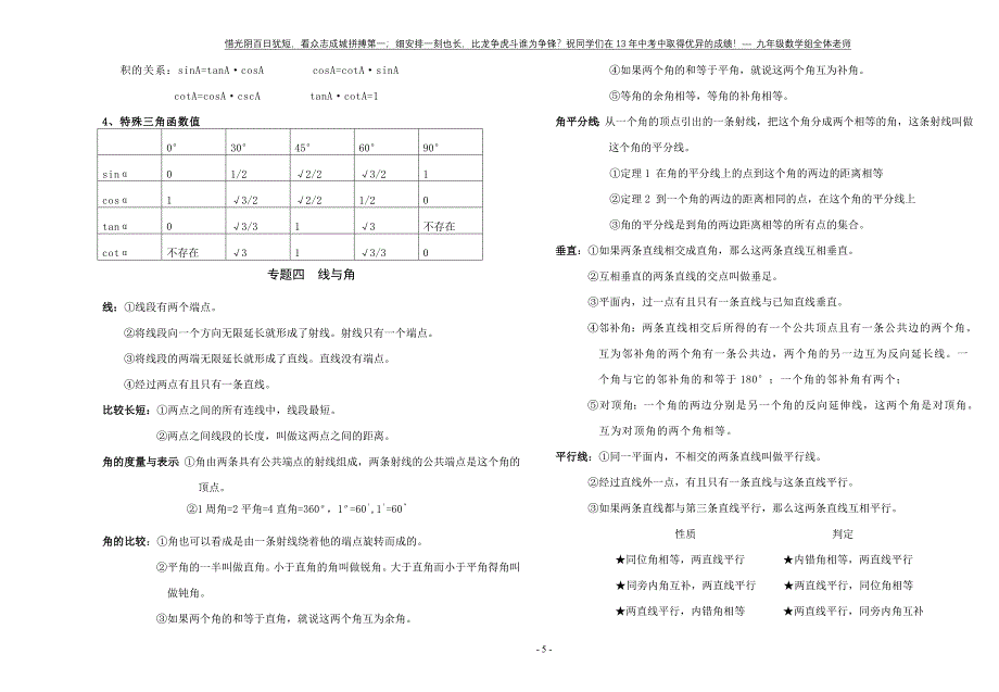 中考前复习知识点一_第5页