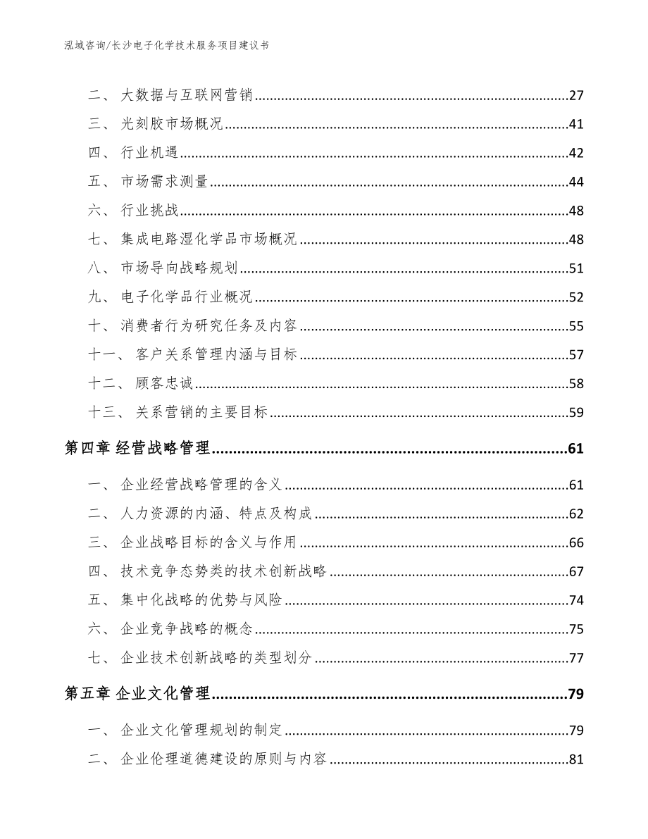 长沙电子化学技术服务项目建议书（参考模板）_第3页