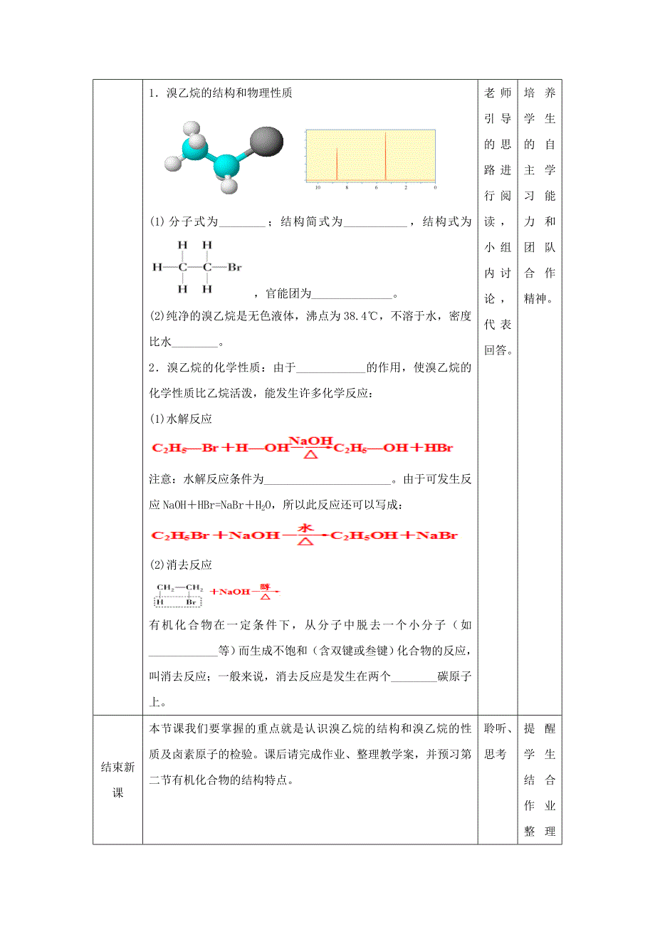 高中化学 第二章 烃和卤代烃 2.3.1 卤代烃1教案 新人教版选修5_第2页