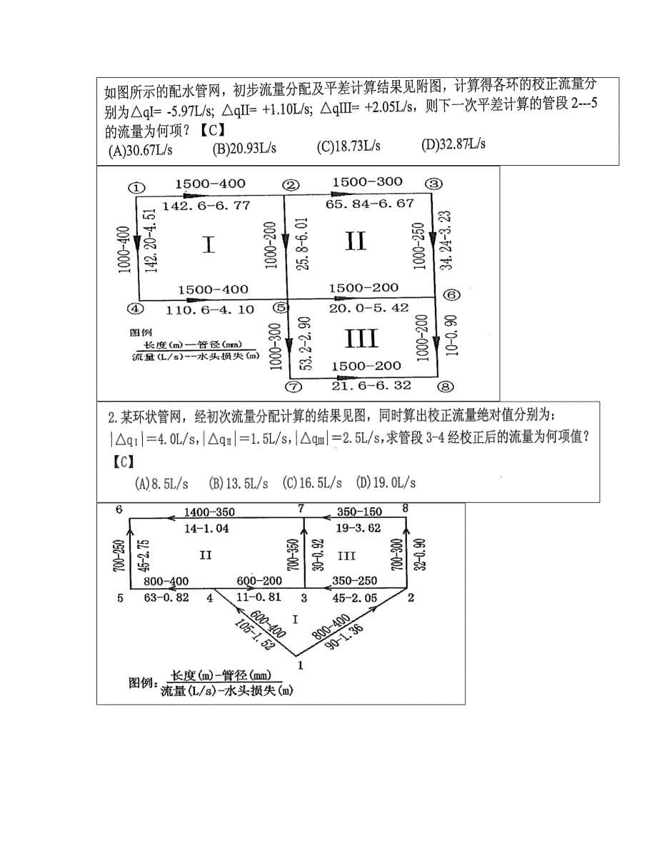 给水排水管网系统选择题.._第5页