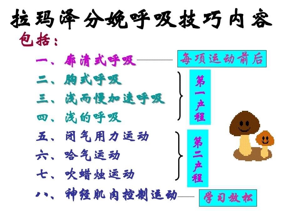 拉玛泽分娩呼吸减痛技巧_第5页