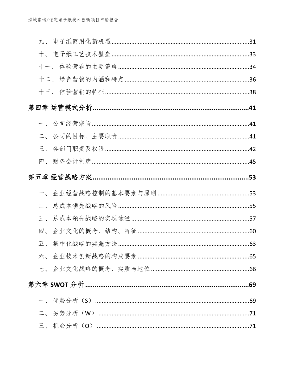 保定电子纸技术创新项目申请报告（参考范文）_第3页