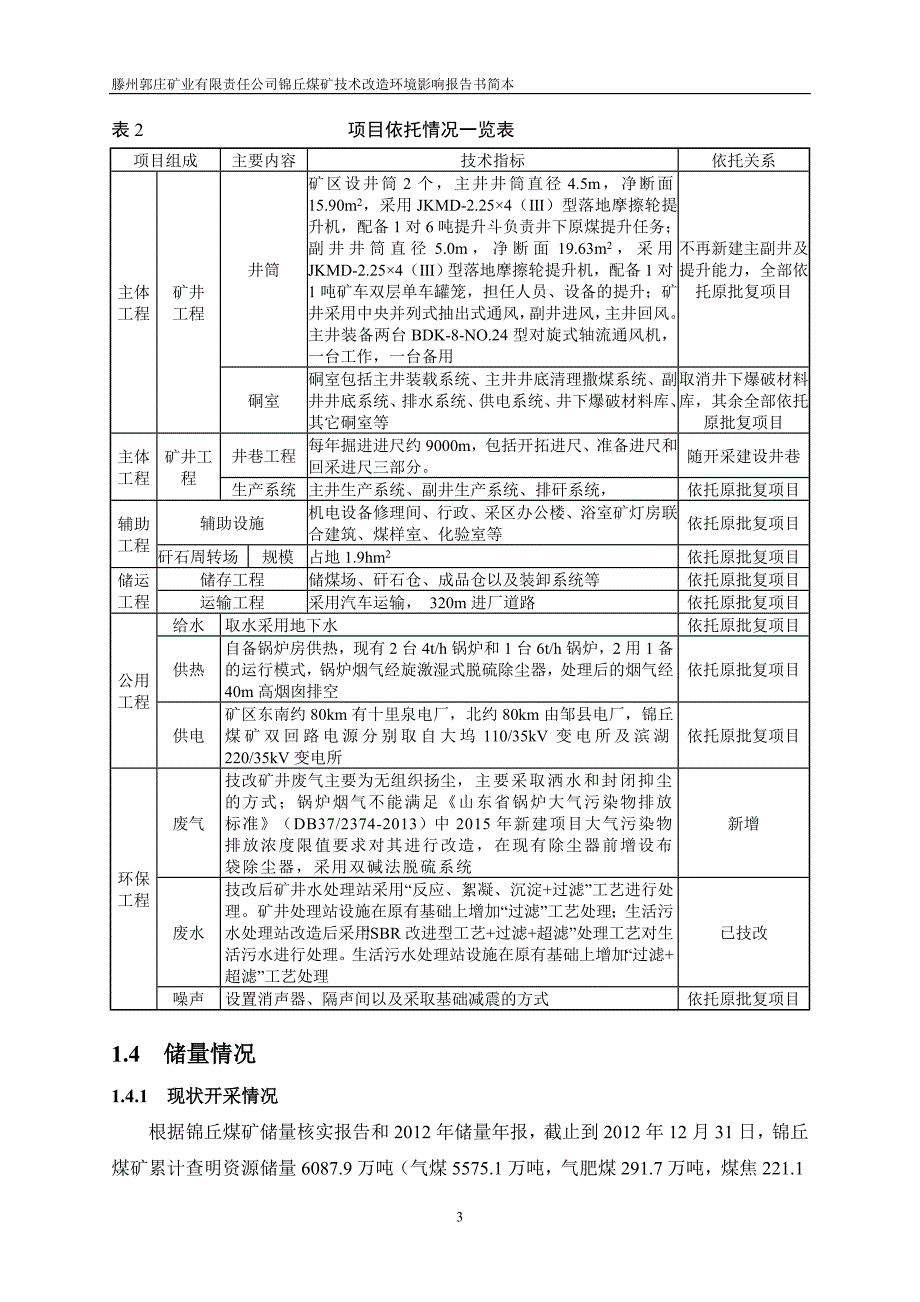 腾州郭庄矿业有限责任公司锦丘煤矿技术改造项目环境影响评价报告书.doc_第4页