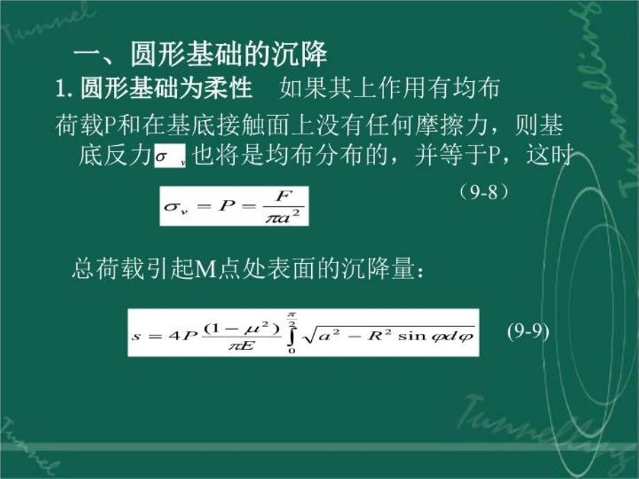 最新岩体力学第九章岩体力学在岩基工程中的应用第第二节岩基上基础的沉降PPT课件_第4页