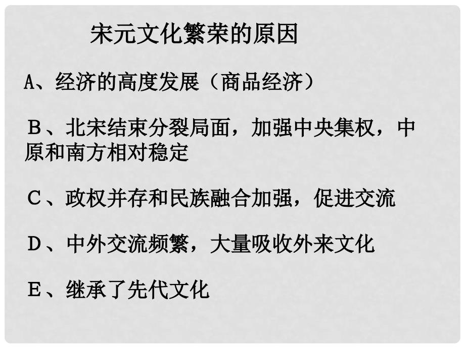 高中历史五代、辽、宋、夏、金、元时期的文化 课件旧人教高三_第2页