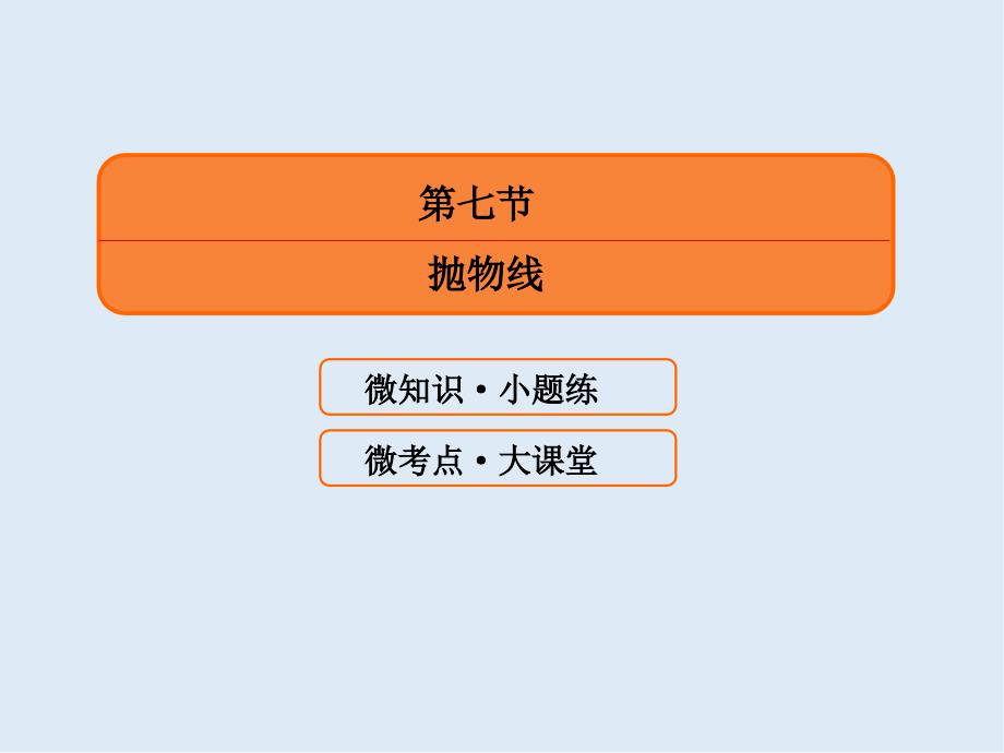 版微点教程高考人教A版文科数学一轮复习课件：第八章 平面解析几何 87_第3页