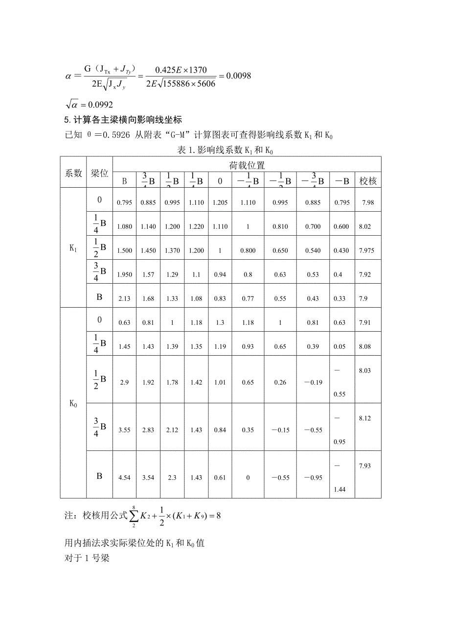 16m215;1 钢筋混凝土梁桥计算书_第5页