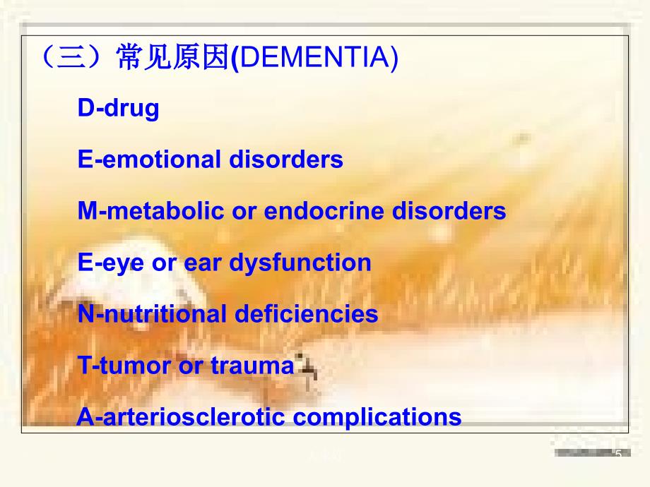 老年痴呆的康复-PPT课件_第5页