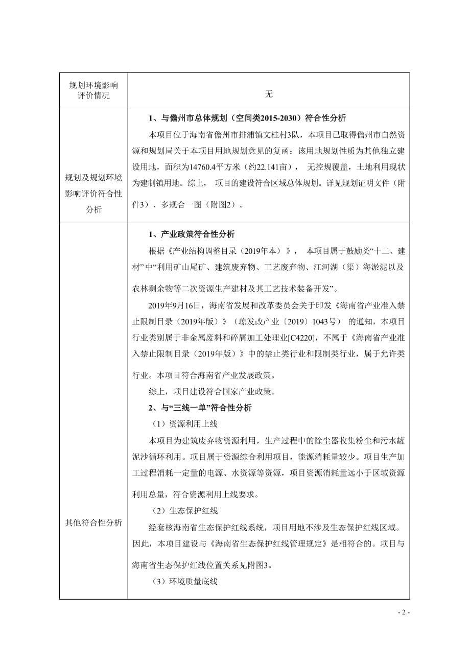 儋州市昌昊再生资源回收利用消纳厂的建设项目 环评报告.docx_第5页