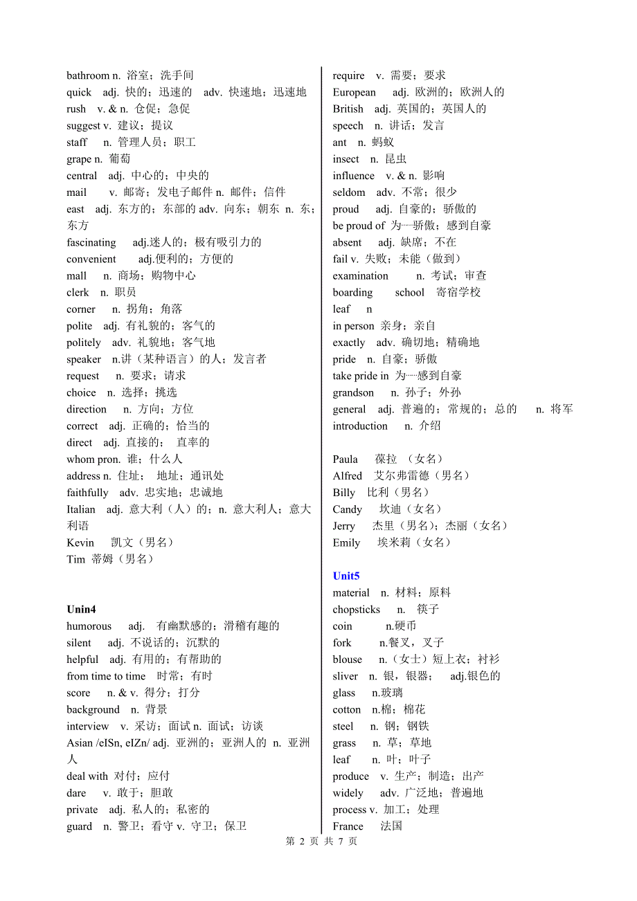 人教版九年级英语单词表1_第2页