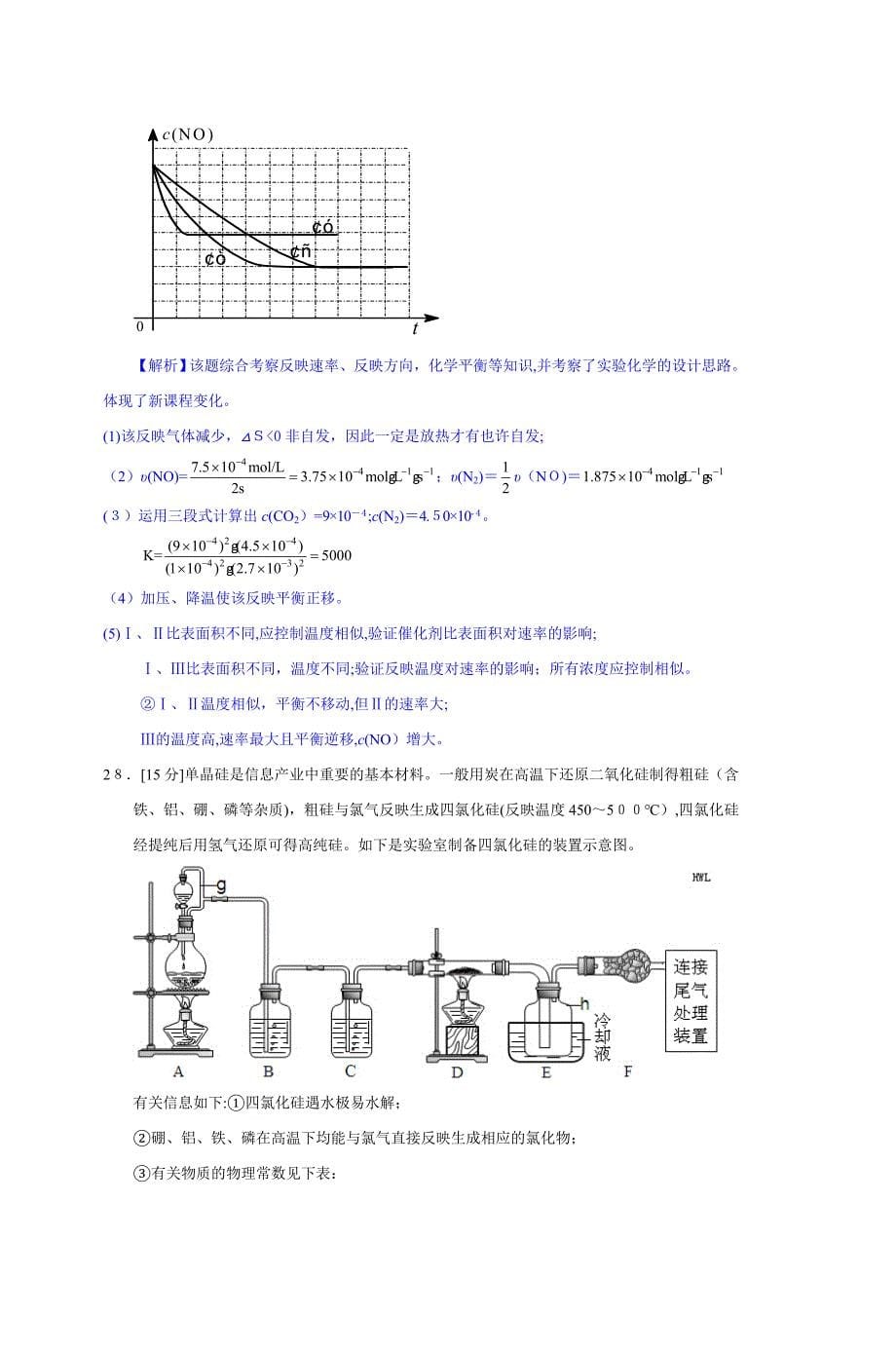 高考试题重庆理综化学部分_第5页