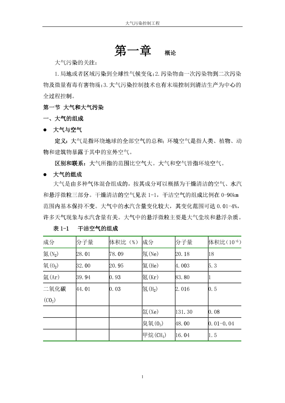 大气污染控制讲义iversonzwl_第1页