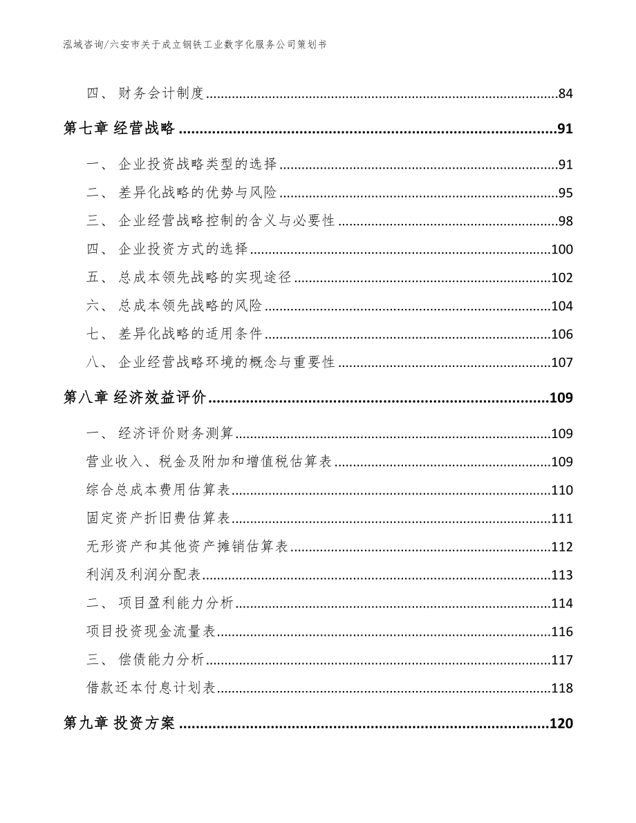 六安市关于成立钢铁工业数字化服务公司策划书_第4页