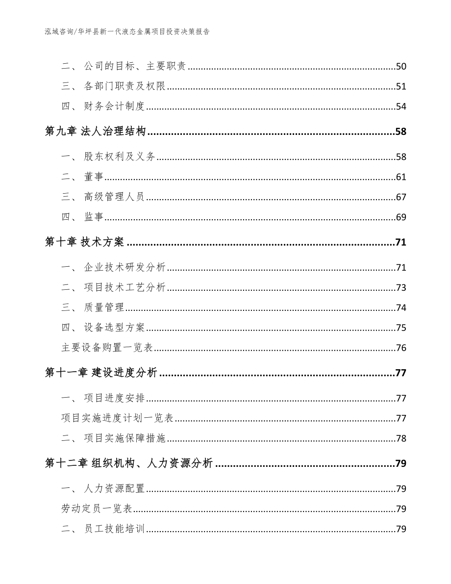 华坪县新一代液态金属项目投资决策报告参考模板_第4页