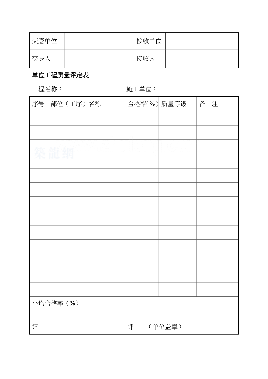 市政给排水工程验收表格p（DOC39页）gcro_第4页