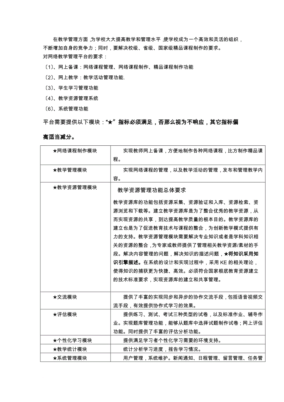 网络教学与资源管理平台技术要求_第2页