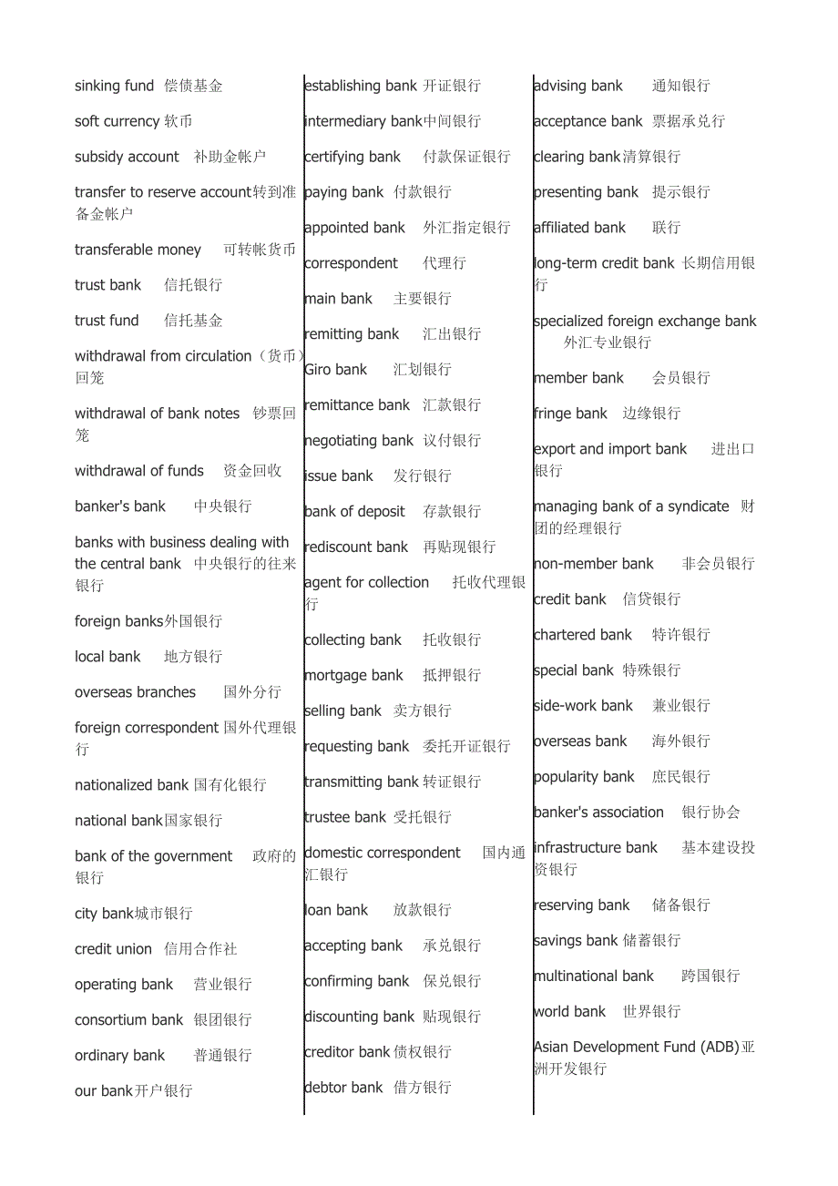 银行英语术语大全.doc_第3页