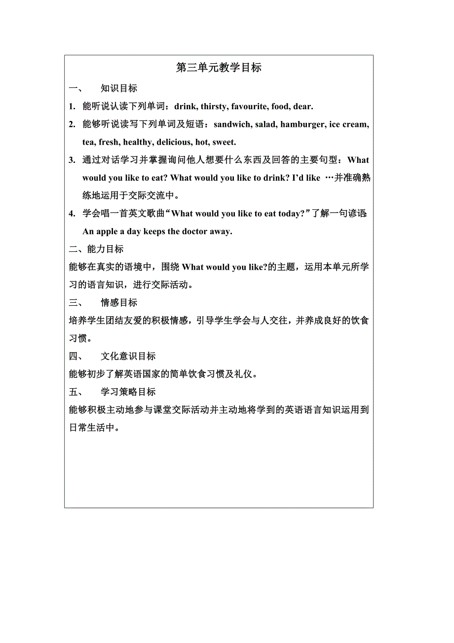 PEP5A+Unit3+A部分教案.doc_第1页