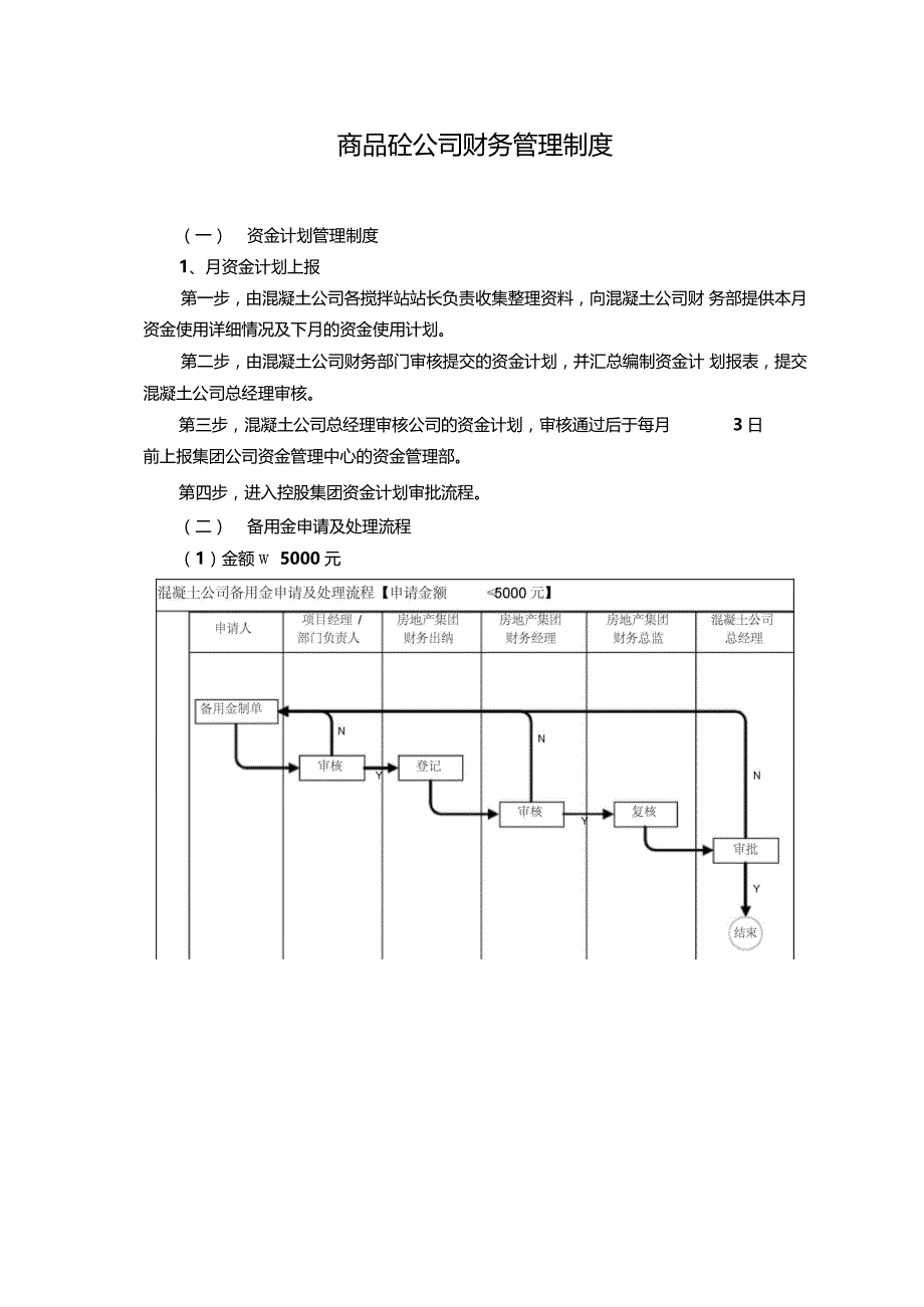 商品砼公司财务管理制度_第1页