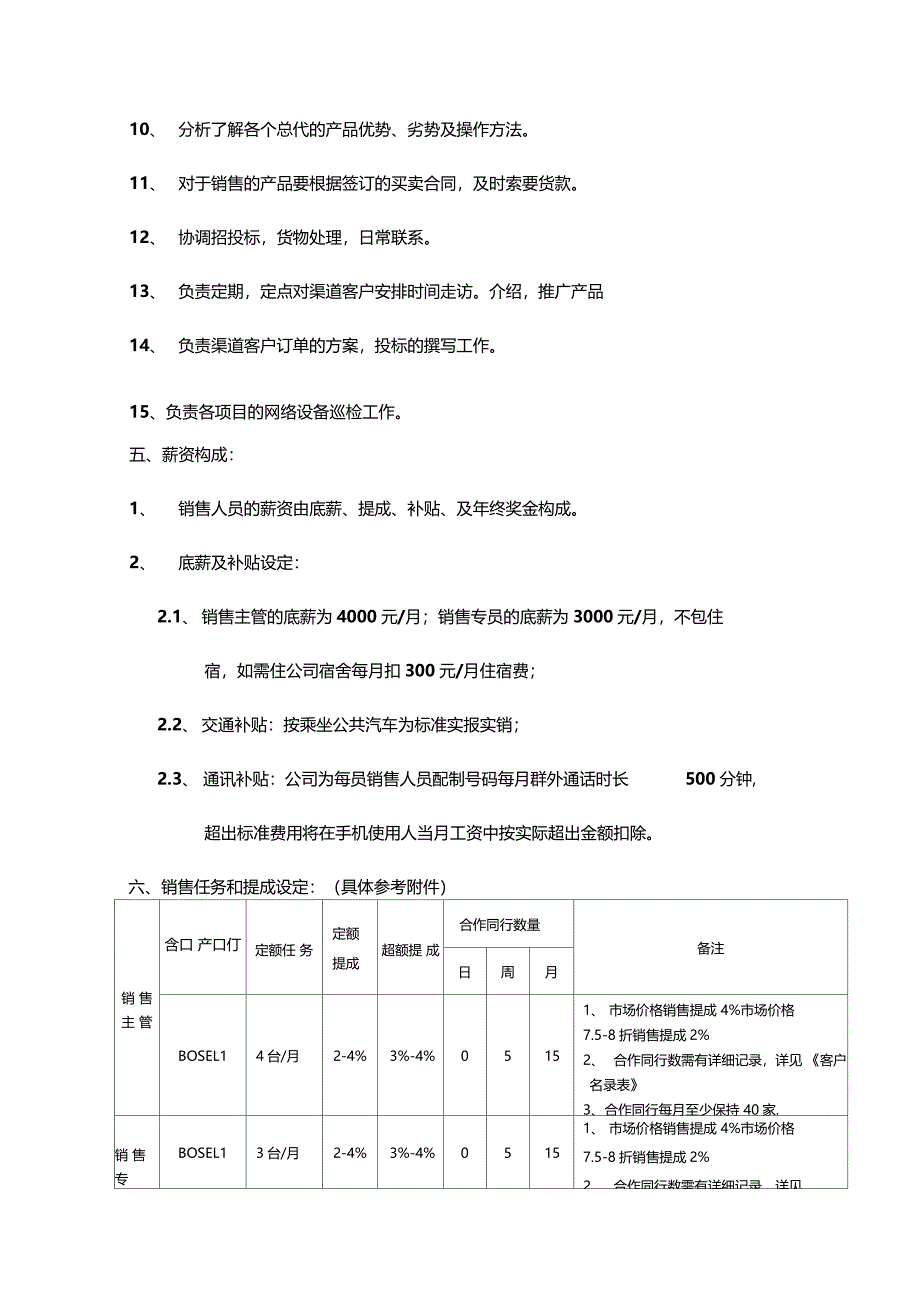 销售人员绩效考核方案改_第2页