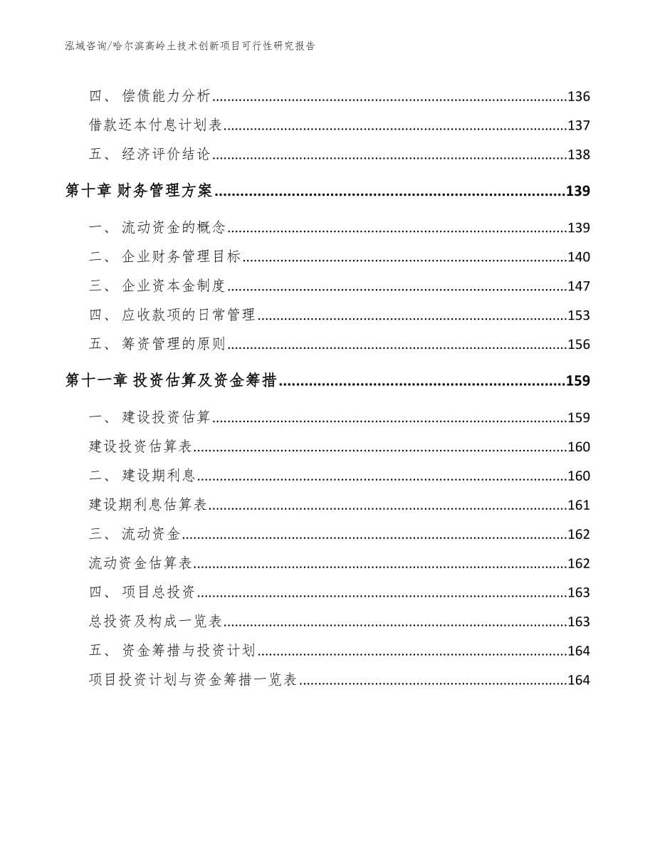 哈尔滨高岭土技术创新项目可行性研究报告_第5页