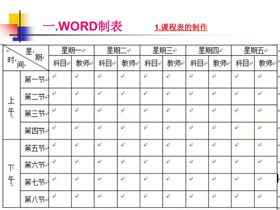 word制表和excel经验交流会_第4页