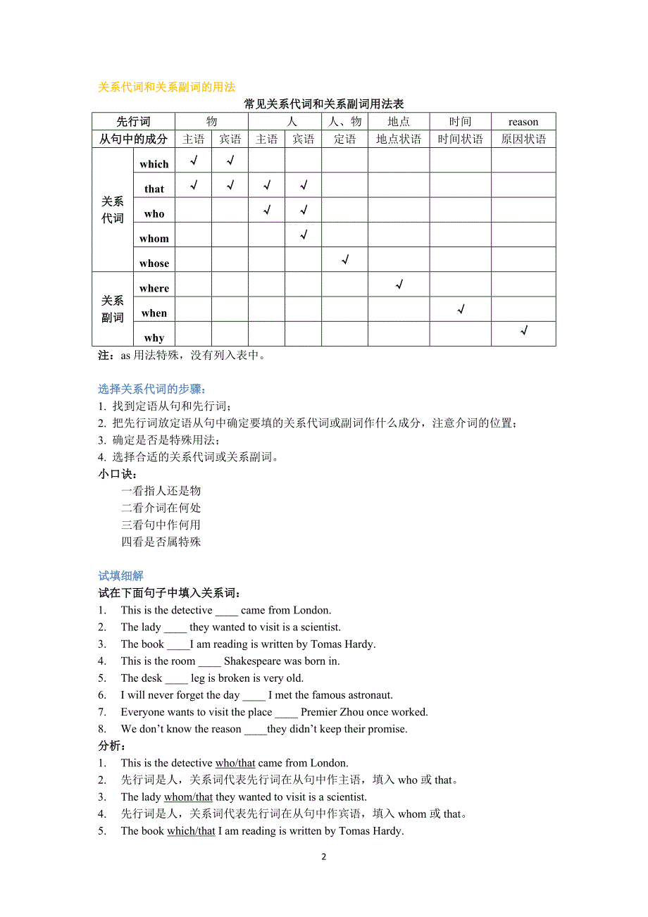 Unit-4-Sharing知识讲解-复习限制性定语从句.doc_第2页