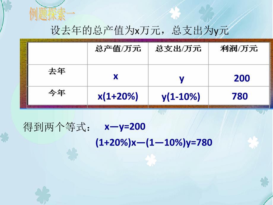 数学北师大版八年级上册5.4应用二元一次方程组——增收节支ppt课件_第4页