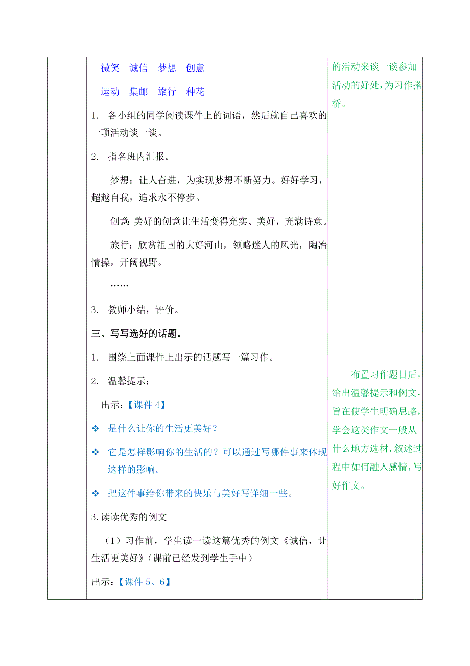 2019年部编人教版小学六年级上册语文习作《 让生活更美好》和《笔尖流出的故事》教案合集_第2页