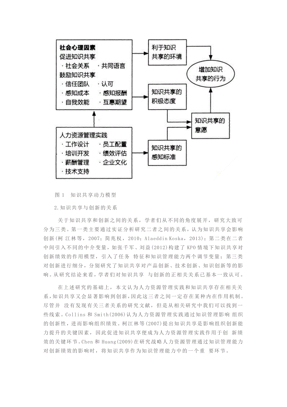 知识共享和创新导向的人力资源管理实践作用机制研究_第2页