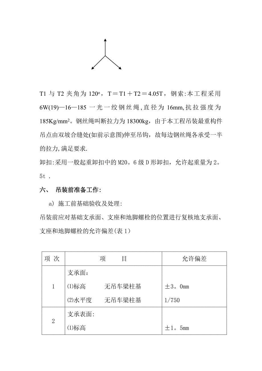 【整理版施工方案】吊装专项施工方案_第5页