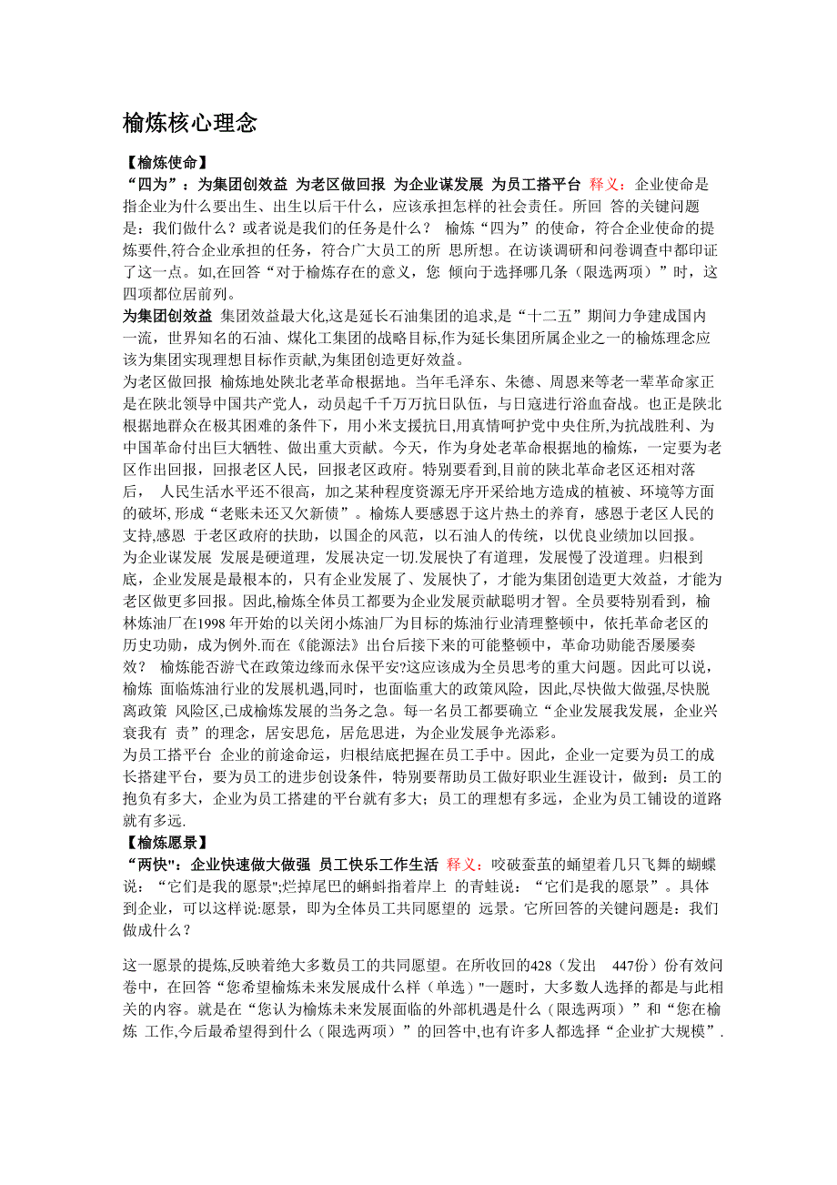 延长石油榆林炼油厂企业文化手册_第3页