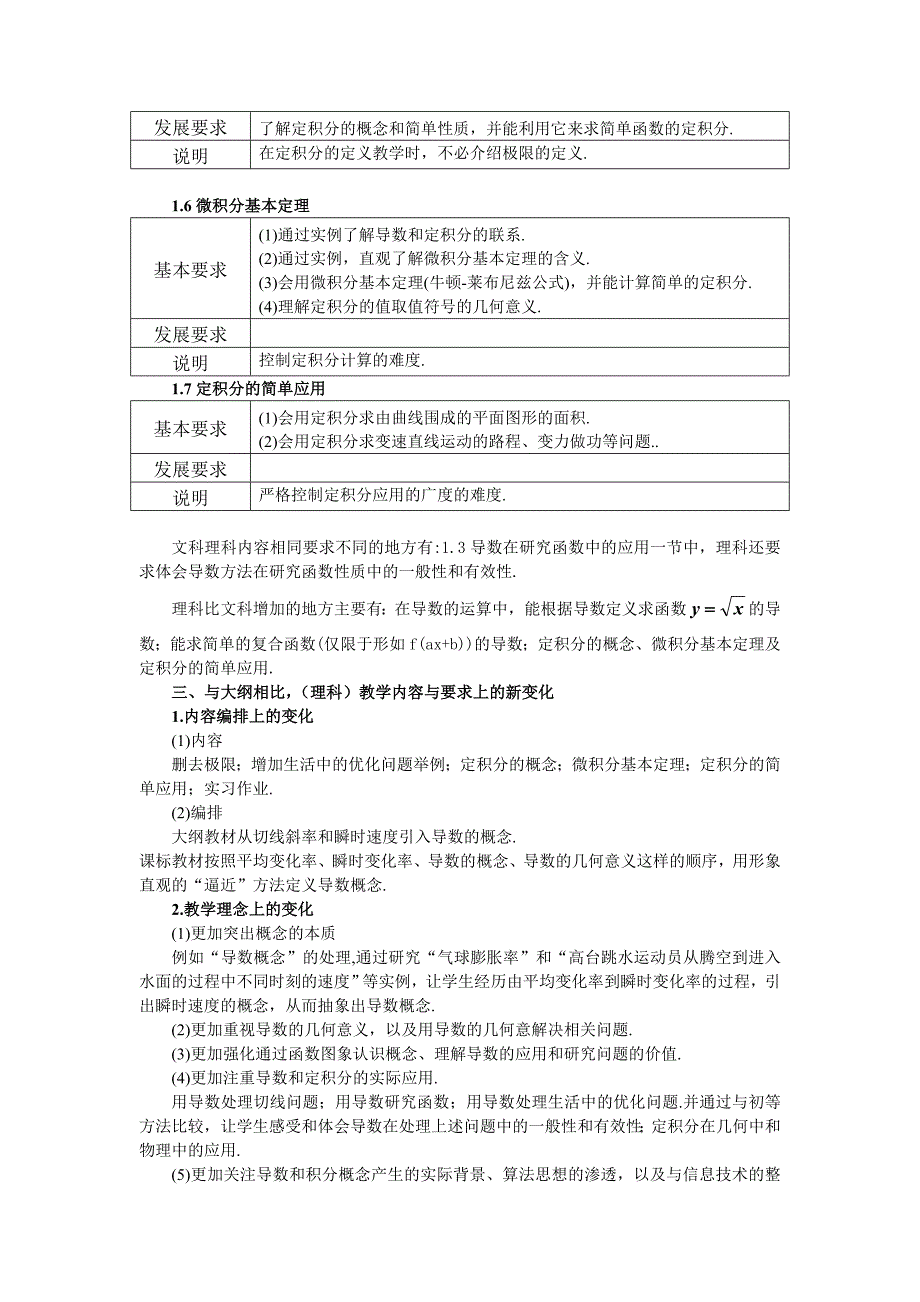 人教A版高中数学《导数及其应用》教学指导意见解读_第4页