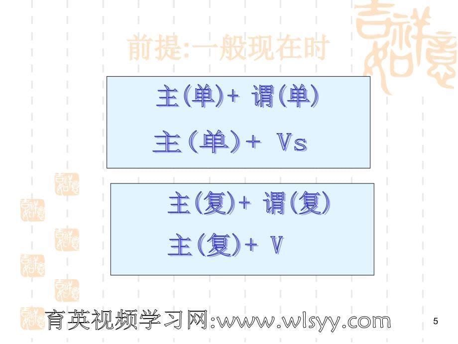 初级英语语法第2讲单复一致育英科技王衡老师小升初英语四轮复习法_第5页