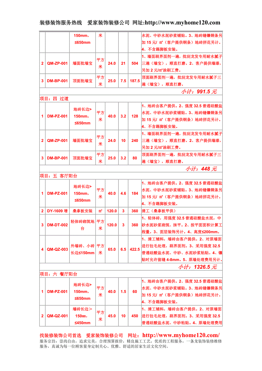 装修报价清单.doc_第2页