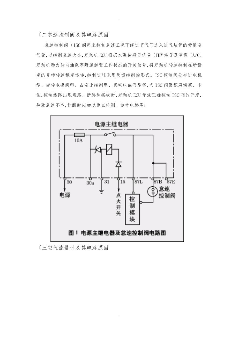 汽车怠速抖动论文_第4页